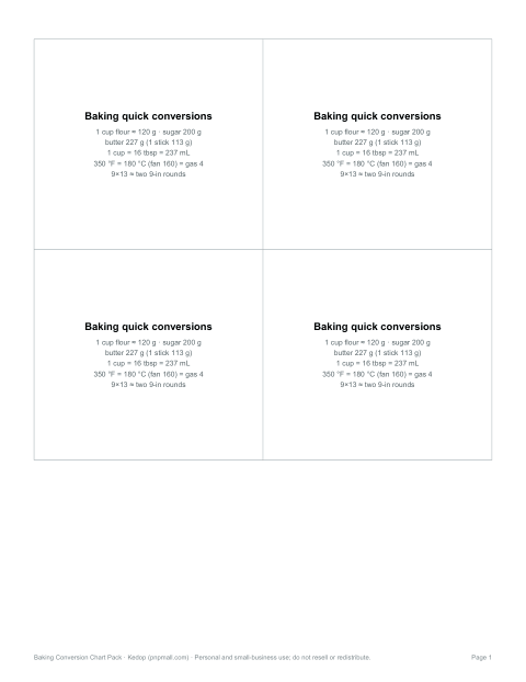Preview of the first page of Fridge card (PDF)